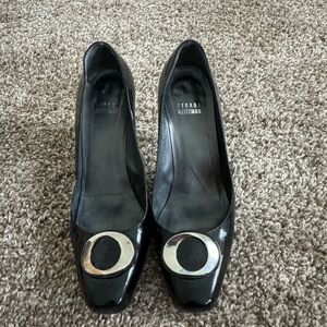 Stuart Weitzman Black Patent Leather Pumps 7.5